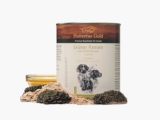 Hubertus Gold Grüner Pansen mit Haferflocken