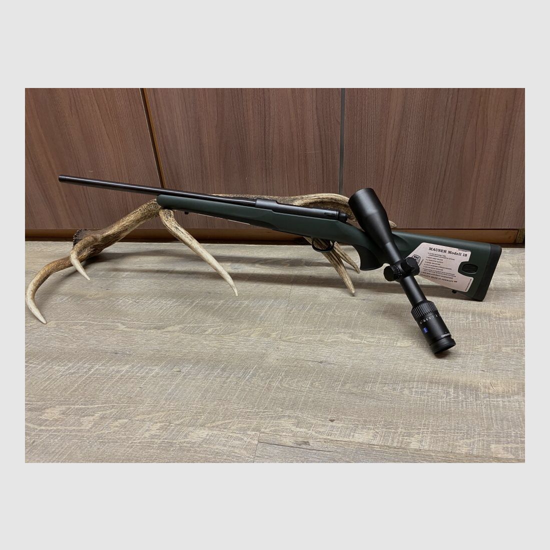 Mauser M18 Chasse en Forêt, avec Zeiss Conquest V4 3-12x56, image 1 sur 7