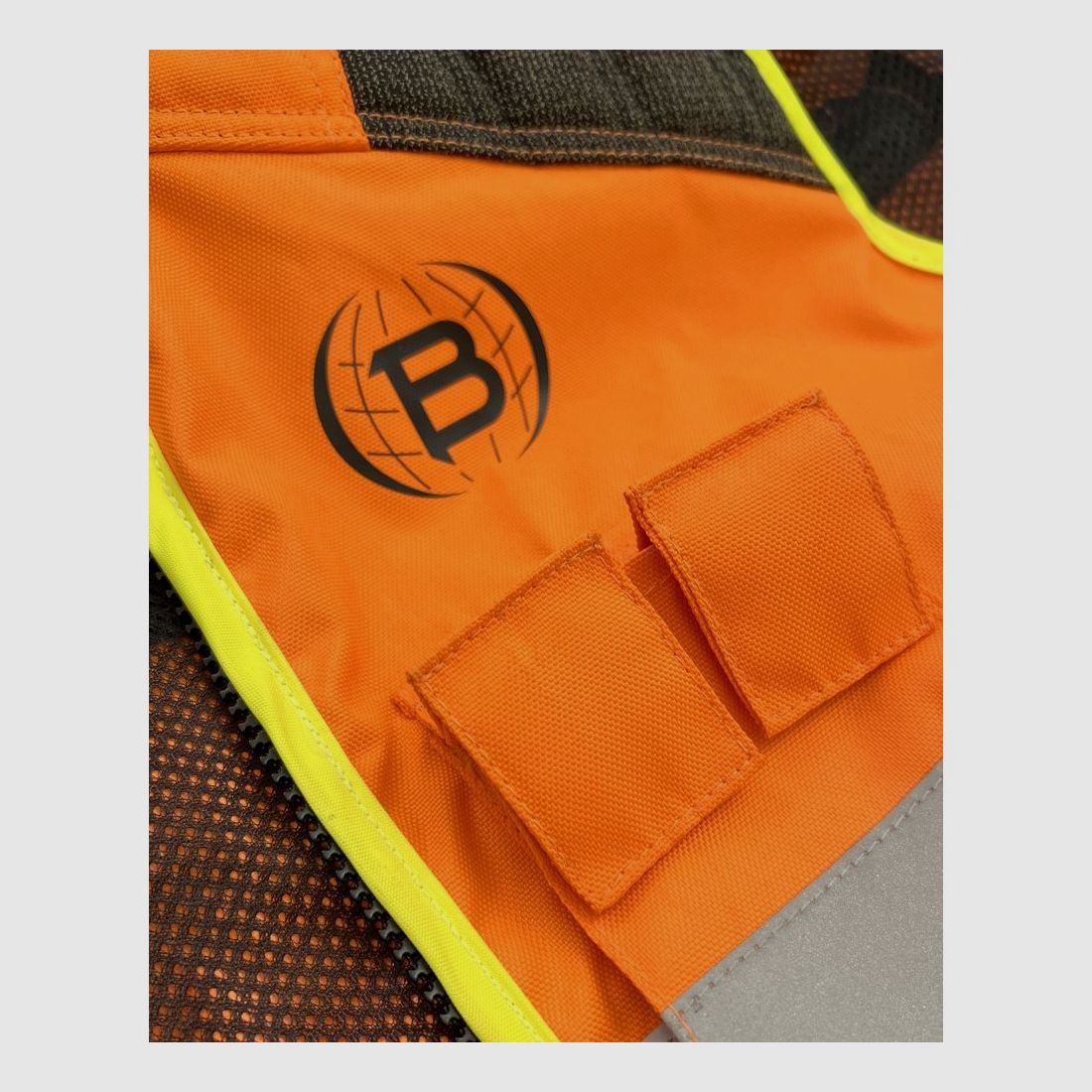 BITRABI Gilet voor de hoogzichtbaarheid bij de wilde zwijnenjacht SICUR MAN, afbeelding 4 van 5