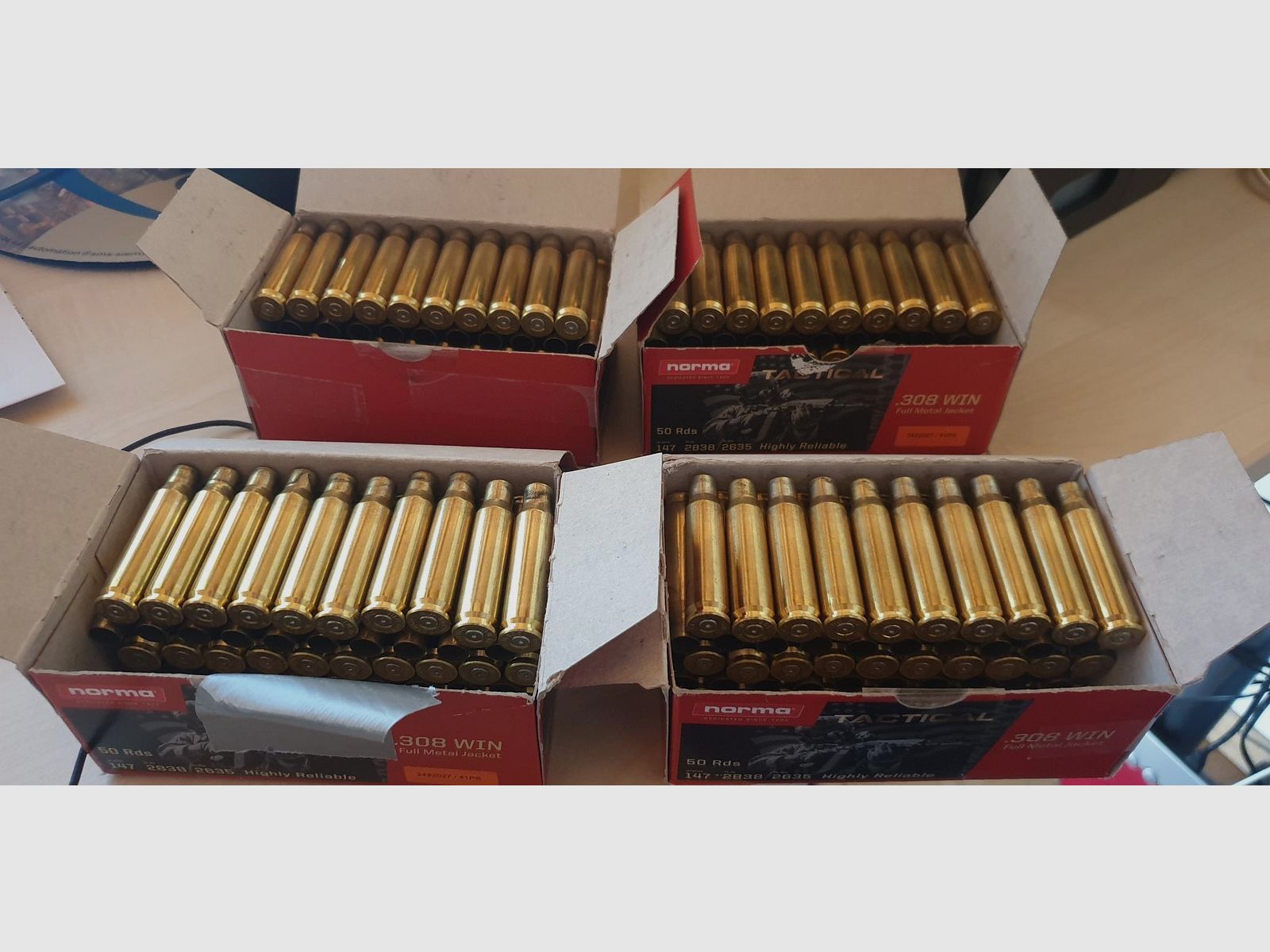 Norma .308 Win.Hülsen einmal verschossen