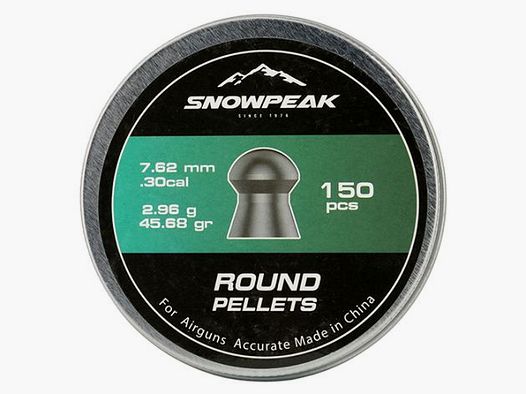 RUNDKUGELN SNOWPEAK 7.62 X150