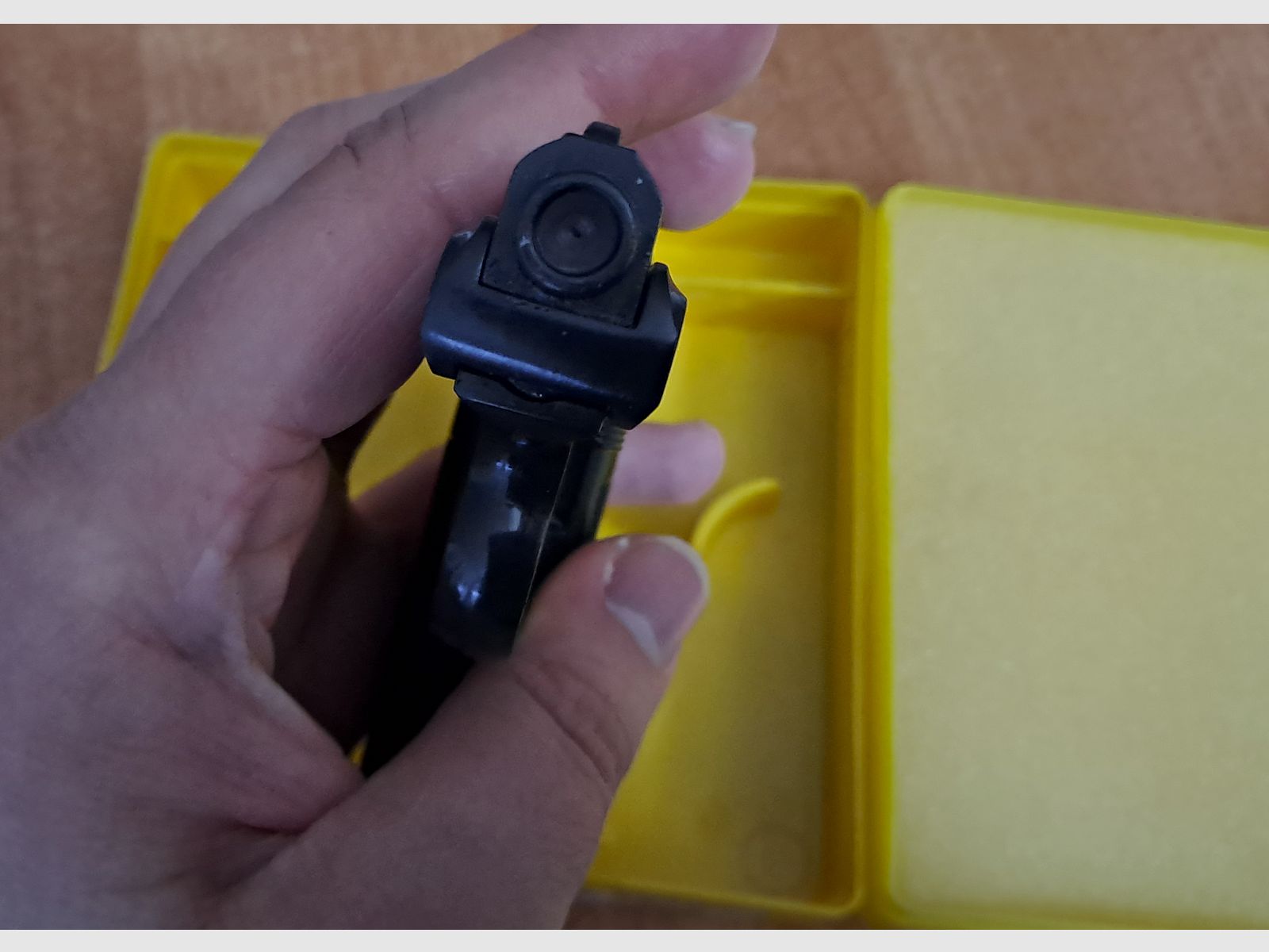 Alte Reck Gaspistole P10 im Kaliber 8 mm Knall/ PTB 38-69 in Verpackung!