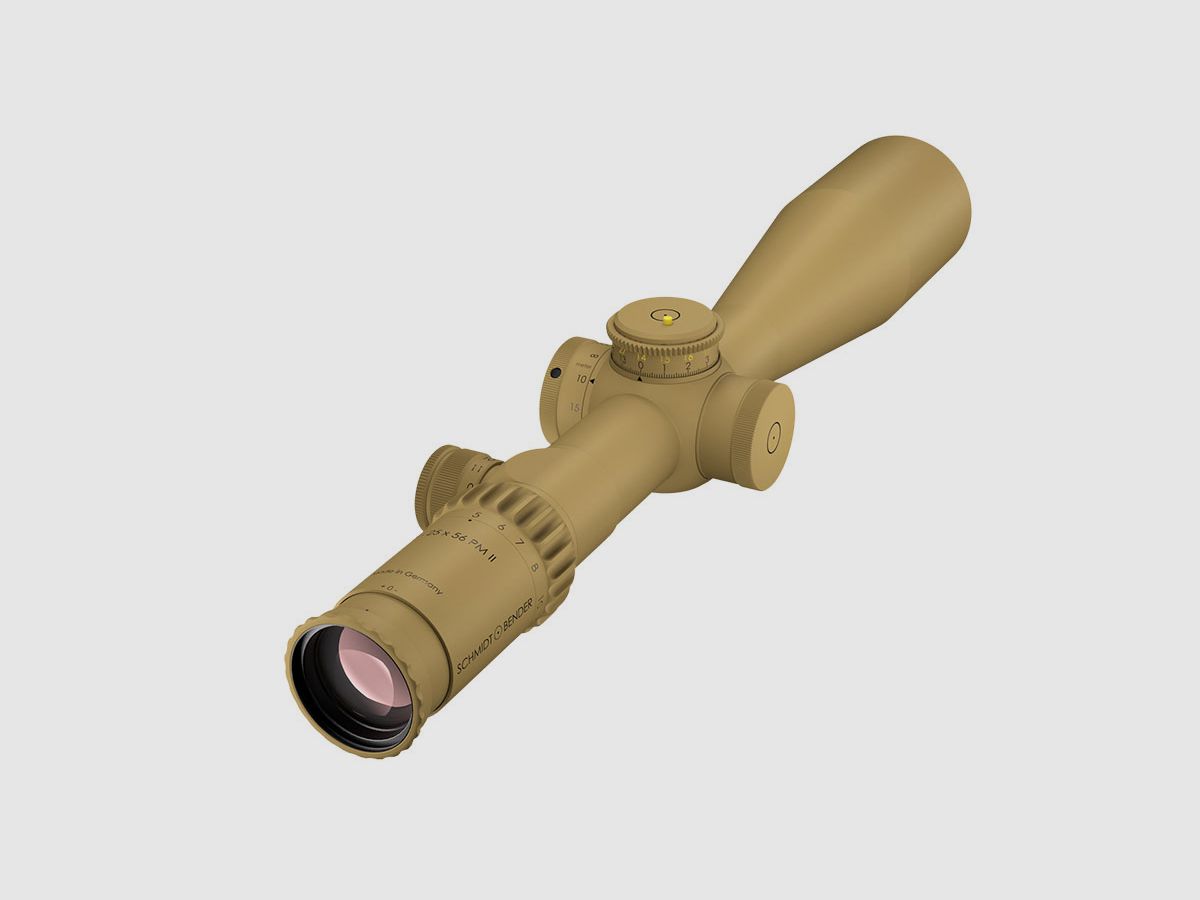 SCHMIDT U. BENDER 5-25×56 PM II LP TREMOR3 1cm cw DT27 MTC LT / ST ZC CT RAL 8000, zdjęcie 2 z 5