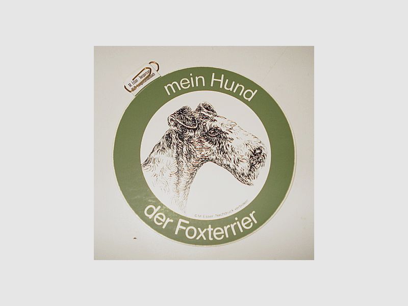 Autocollant Foxterrier -