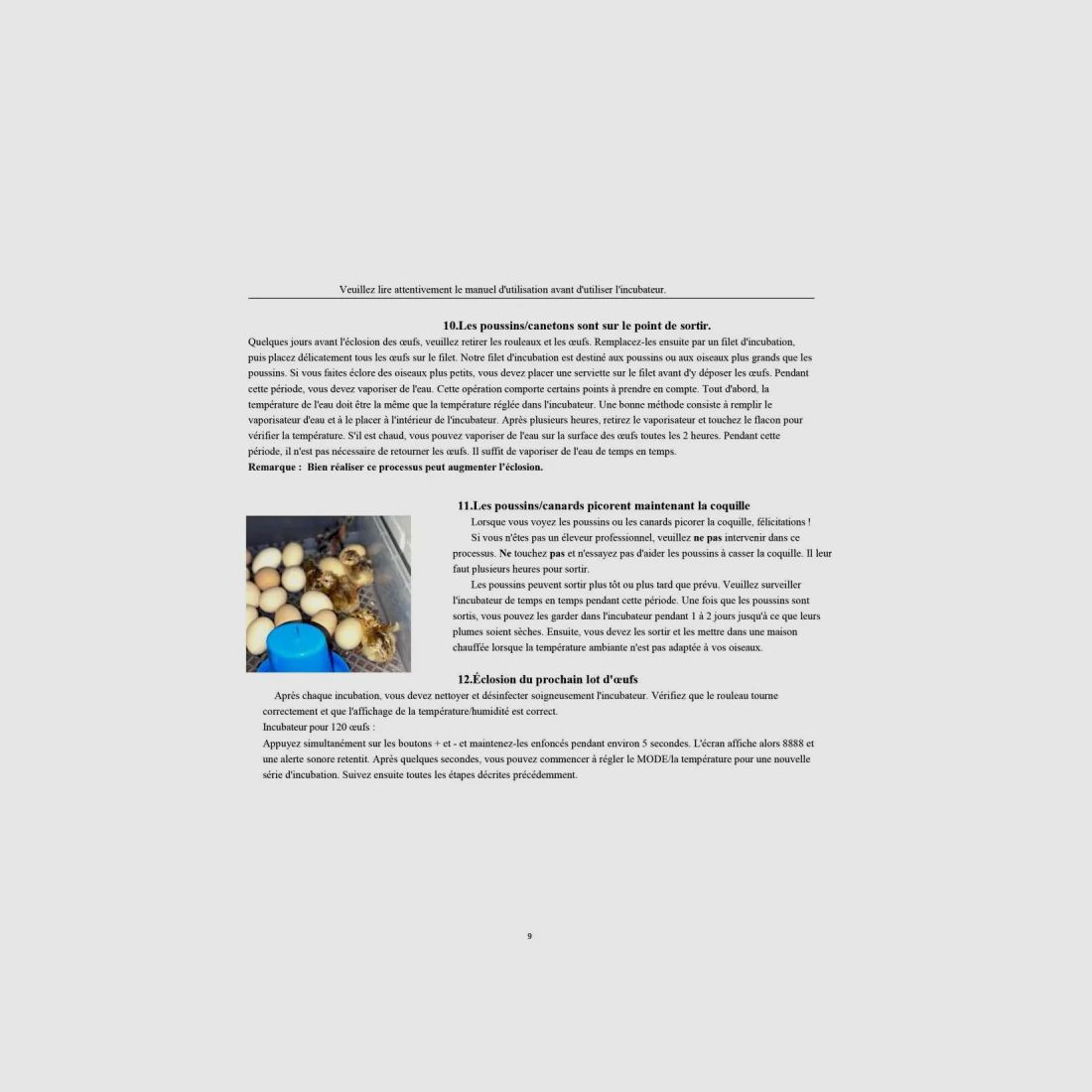 Automatische Brutmaschine Couvitech SP-120 – 120 Eier, Bild 23 von 34