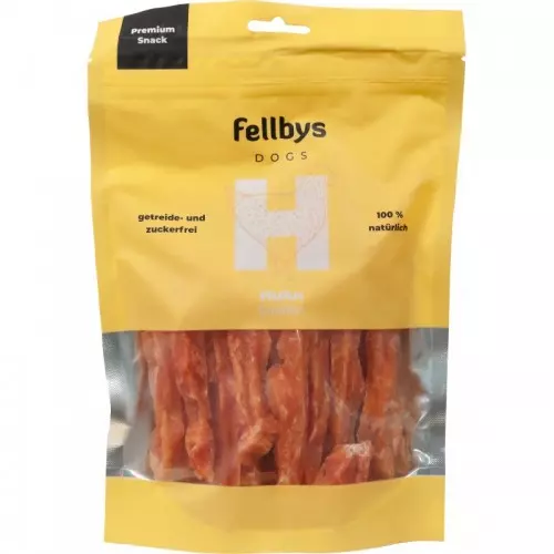 Fellbys friandises pour chiens au poulet en lamelles 250 g, image 1 sur 2