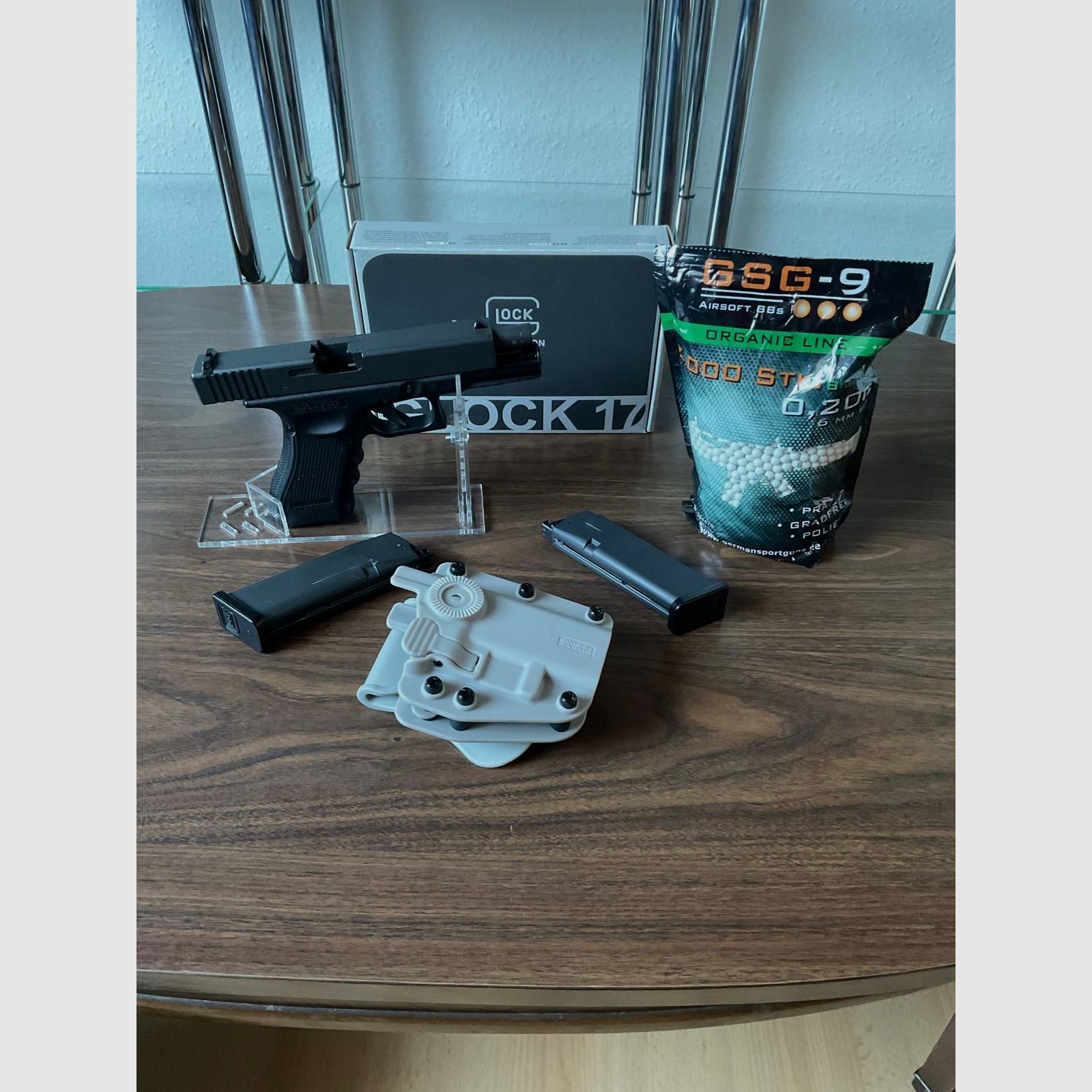 Glock 17 Gen4 CO2 luchtgeweer set (Kal. 4,5 mm) – compleet pakket