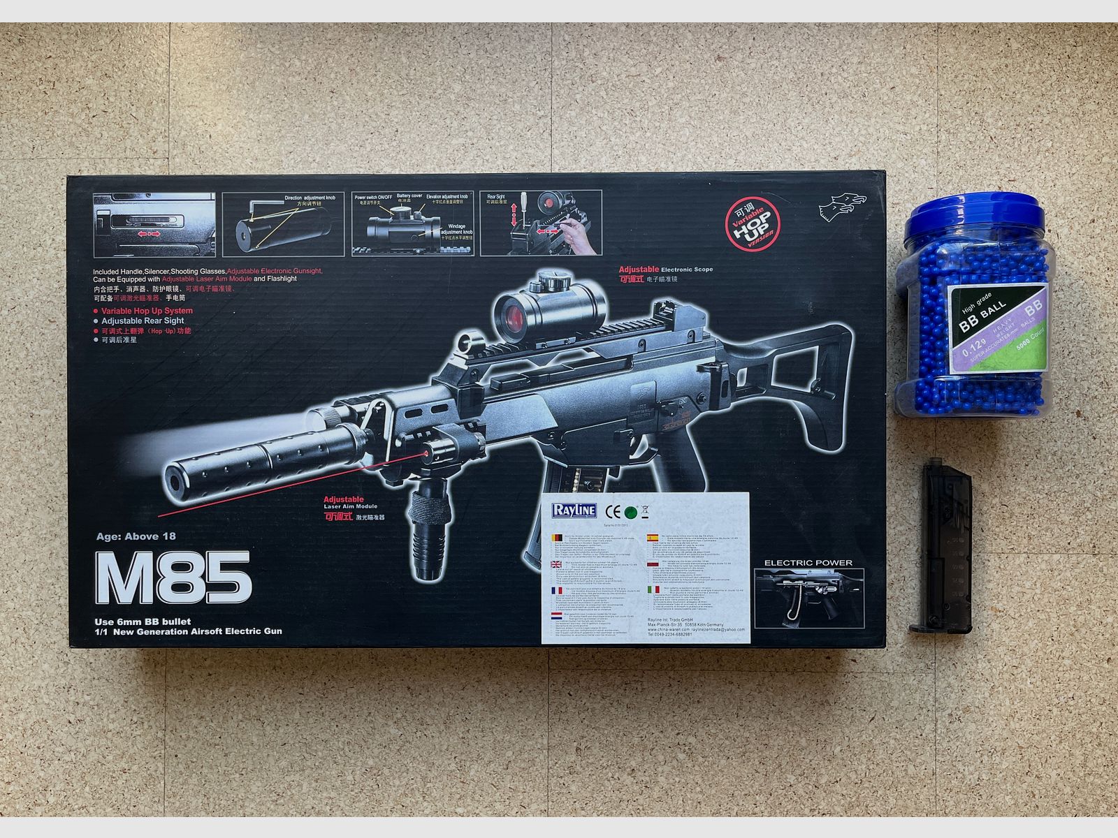 Rayline M85 Electric Airsoft Gun