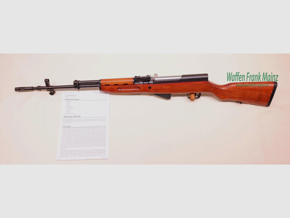 Yugoslavia WF Arms. Inc. Mod. Simonow SKS Typ M59/66
