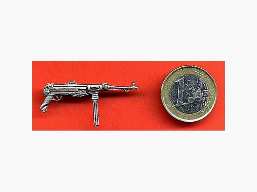 Maschinenpistole MP40 als Metall-Anstecker