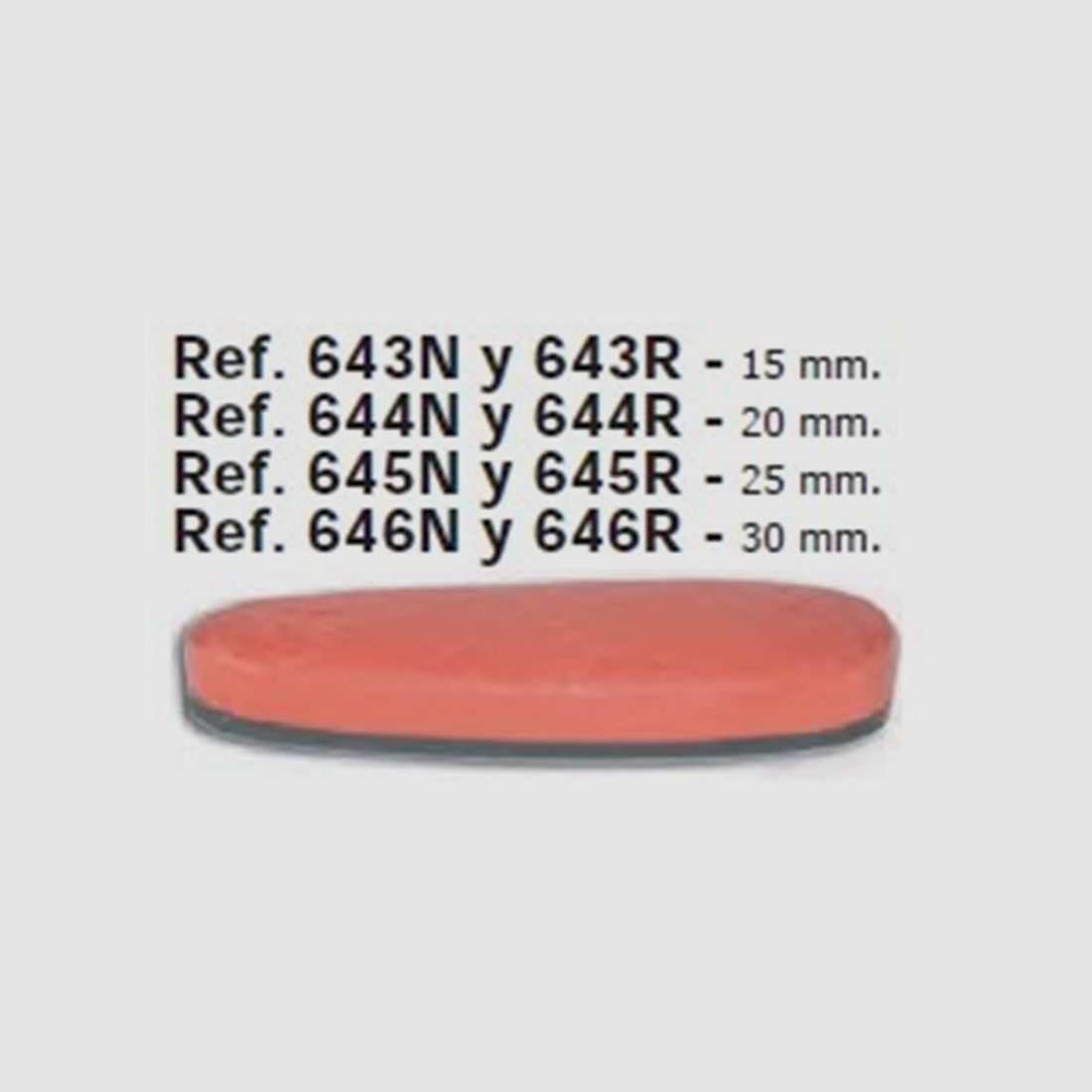 Rote Gummischaftkappe, 15 mm., Bild 2 von 2