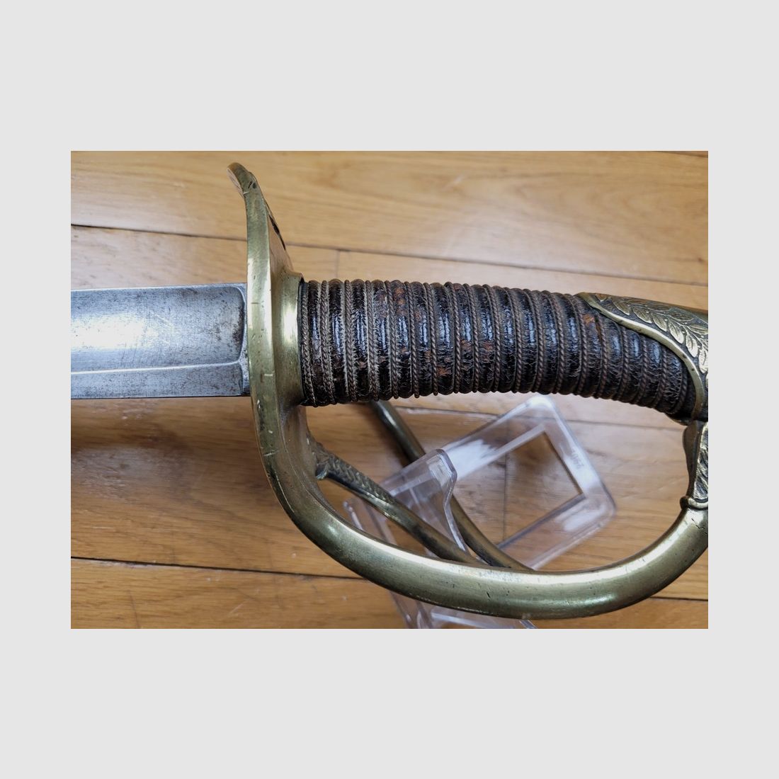 Säbel Offizier der leichten Kavallerie Mod. 1822 unmodifiziert 1882 Klingenthal 1831 – 9. Jäger zu Pferd Futteral der Vorschrift 1822 – TBE, Bild 11 von 27