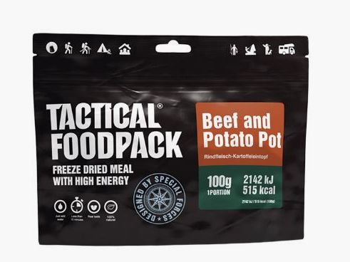 TACTICAL FOODPACK - CARNE DE RES Y PATATAS