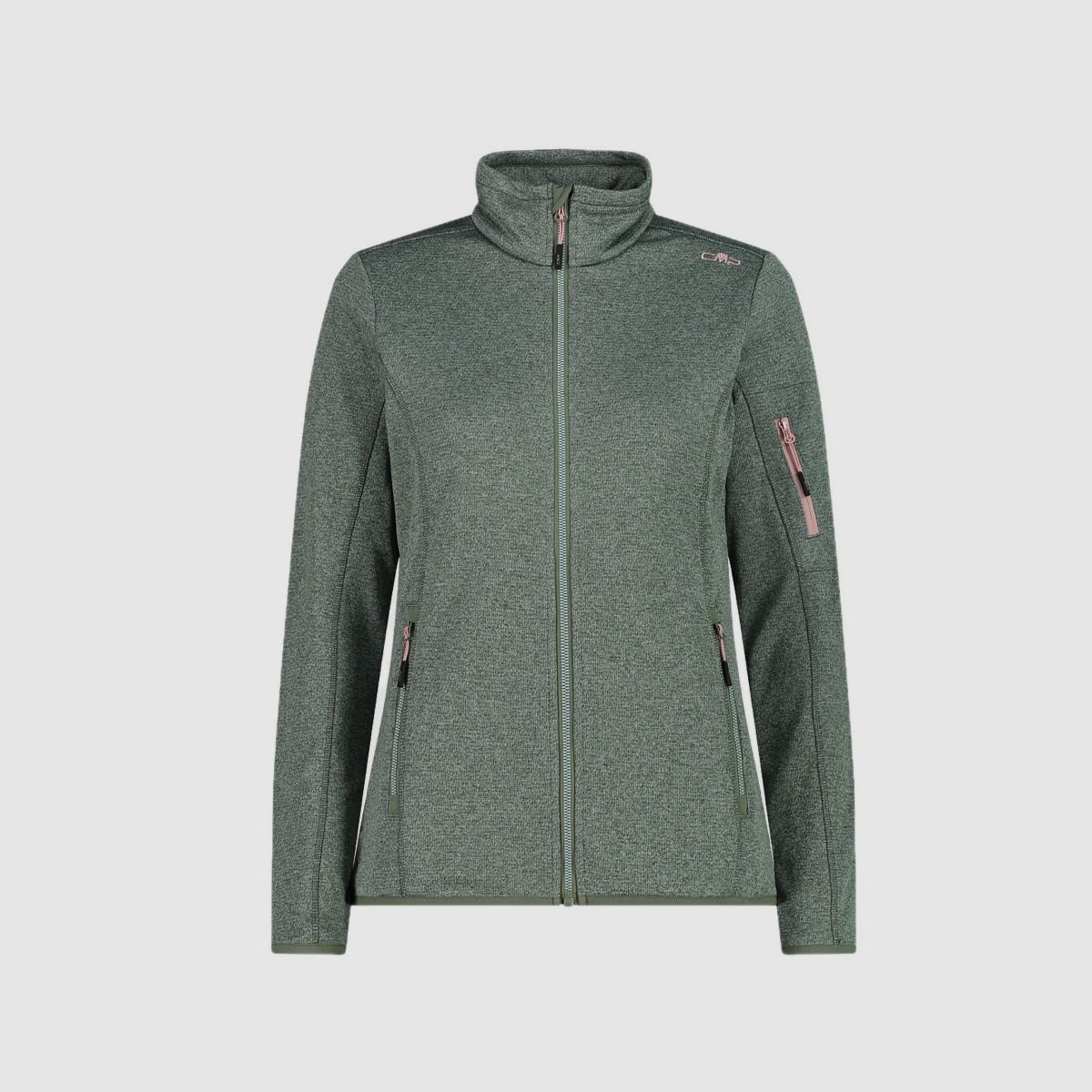 CMP Damen Knit-Tech-Fleece mit Inner Layer aus Mesh Mint