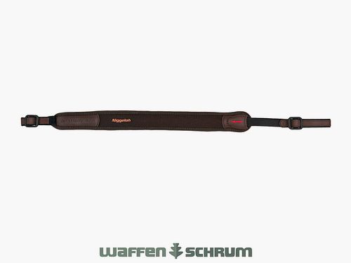 Niggeloh Gewehrriemen Automatic Light Neopren - Leder - Braun