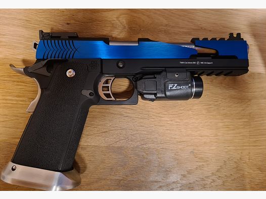 WE Hi-Capa 6 T-Rex Customs Bleu GBB