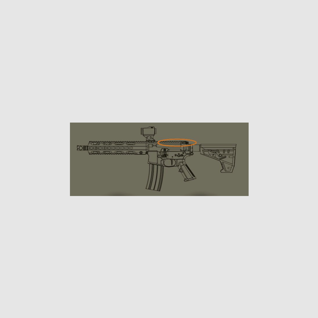 Levier de chargement AR15