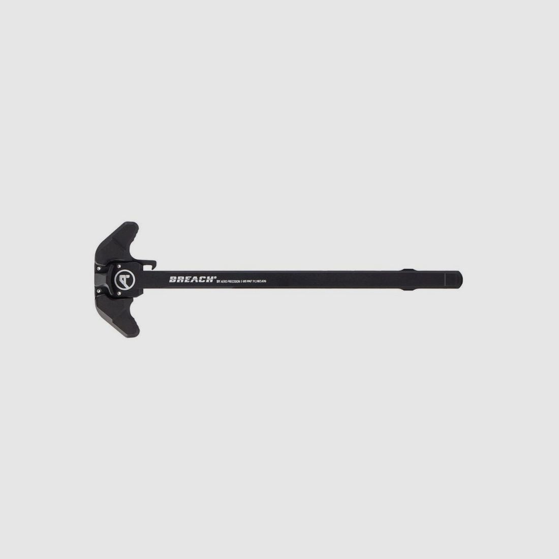 AERO PRECISION BREACH CHARGING HANDLE W/SMALL LEVER, Schwarz