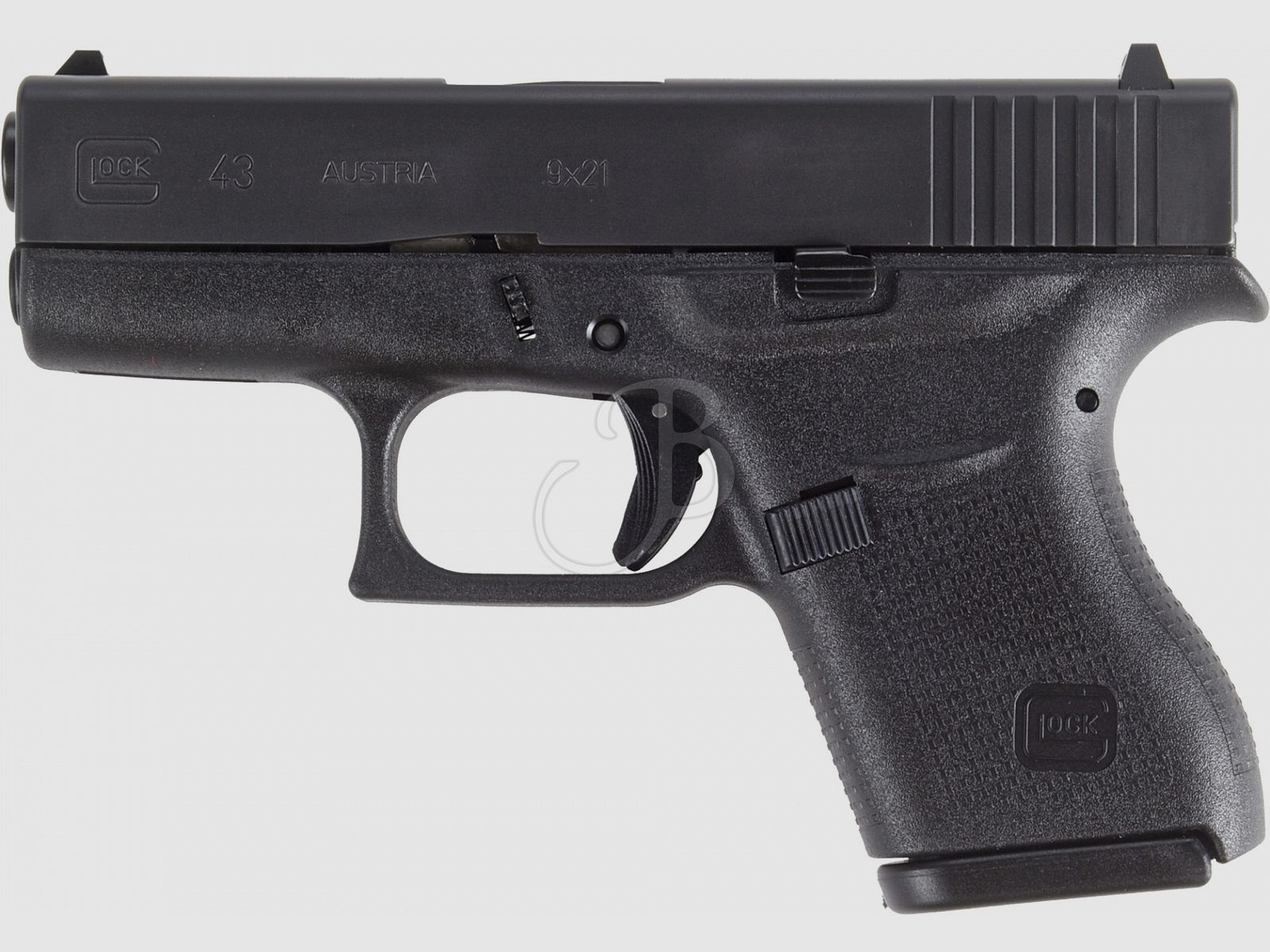 Glock 43 Kal. 9×21 + Ersatzlauf 9 Luger – Kompakte Selbstladepistole, Bild 2 von 3