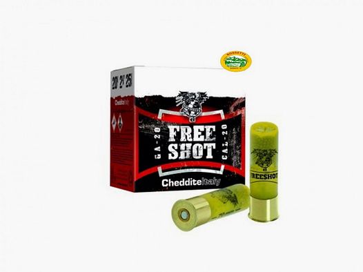 CHEDDITE cartucce Free Shots new cal.20 gr.26 pb.9