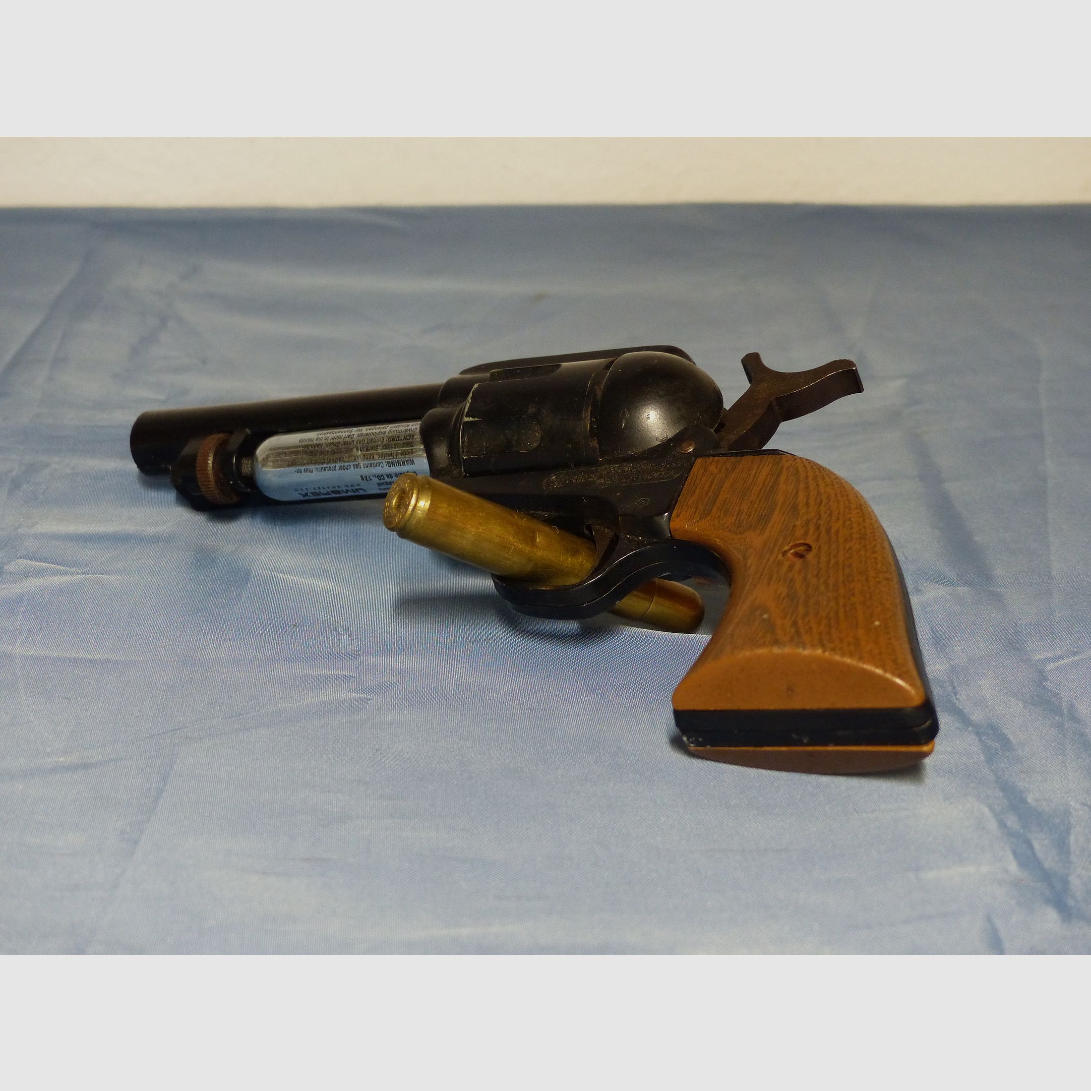 Revolver Crossman Peace Maker Mod. 44 Single Action Cal. 22 CO2 um 1975 vintage