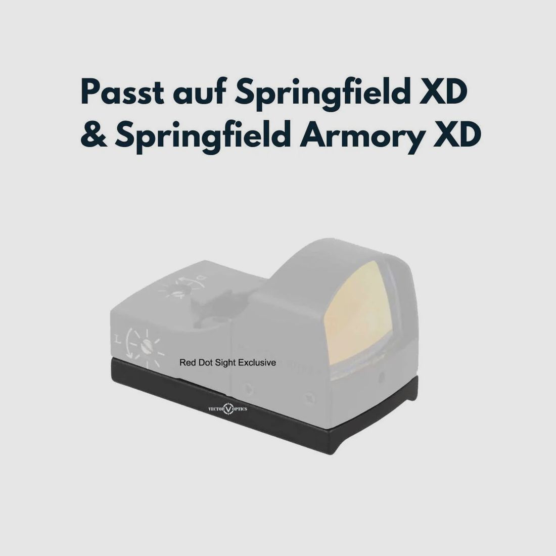 Vector Optics SCRDM-05 – Montage Springfield XD pour Docter/Noblex