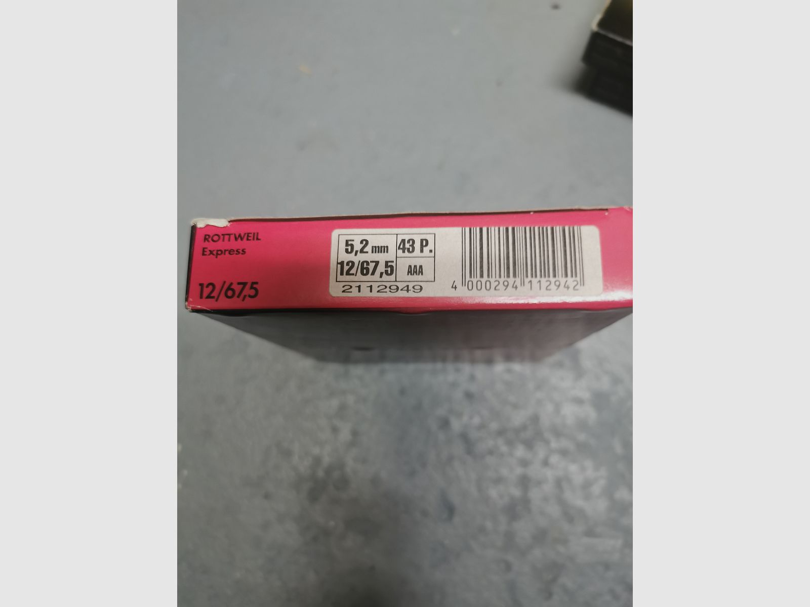 Patronen 70 Stück Schrot 12x67,5 bzw 70