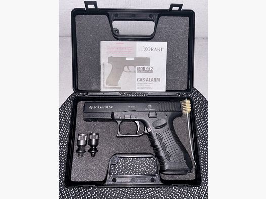 Zoraki 917-P 9 mm P.A.K. Schreckschusspistole mit Zubehör