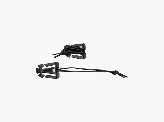 MFH MFH Clip mit Gummiband Molle 2er Pack - Schwarz