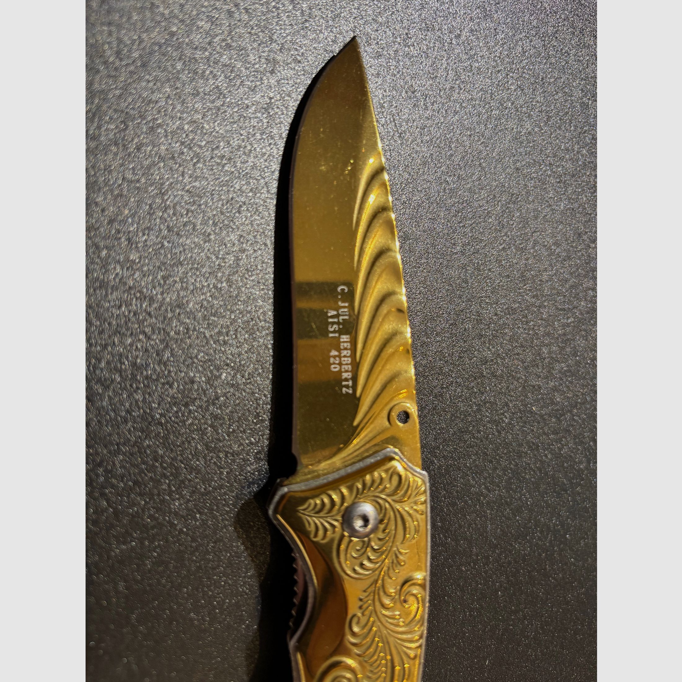 Herbertz Messer Vitrinenstück Neu!