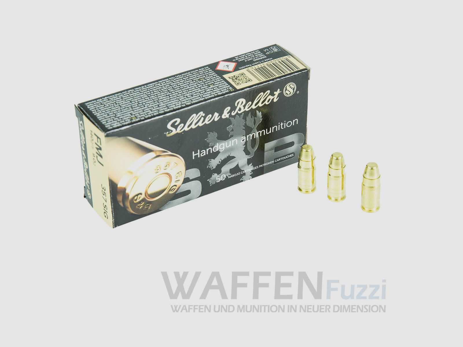 S&B .357 Sig FMJ 140grs 50 rounds