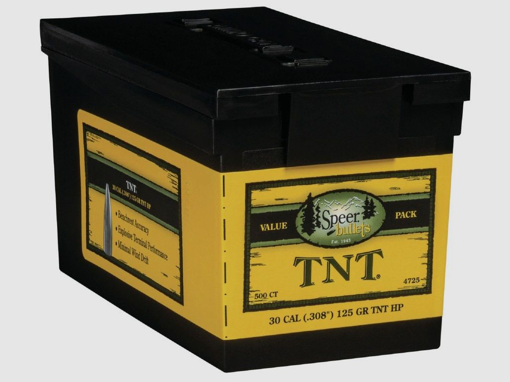 SPEER TNT HP Geschoss – .308″ – 125 grains