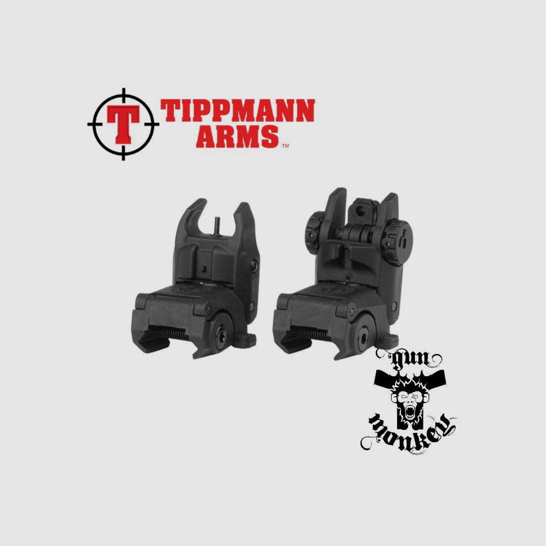 Organes de visée rabattables Tippmann Arms pour AR15/M16 Flip Up (A201005)