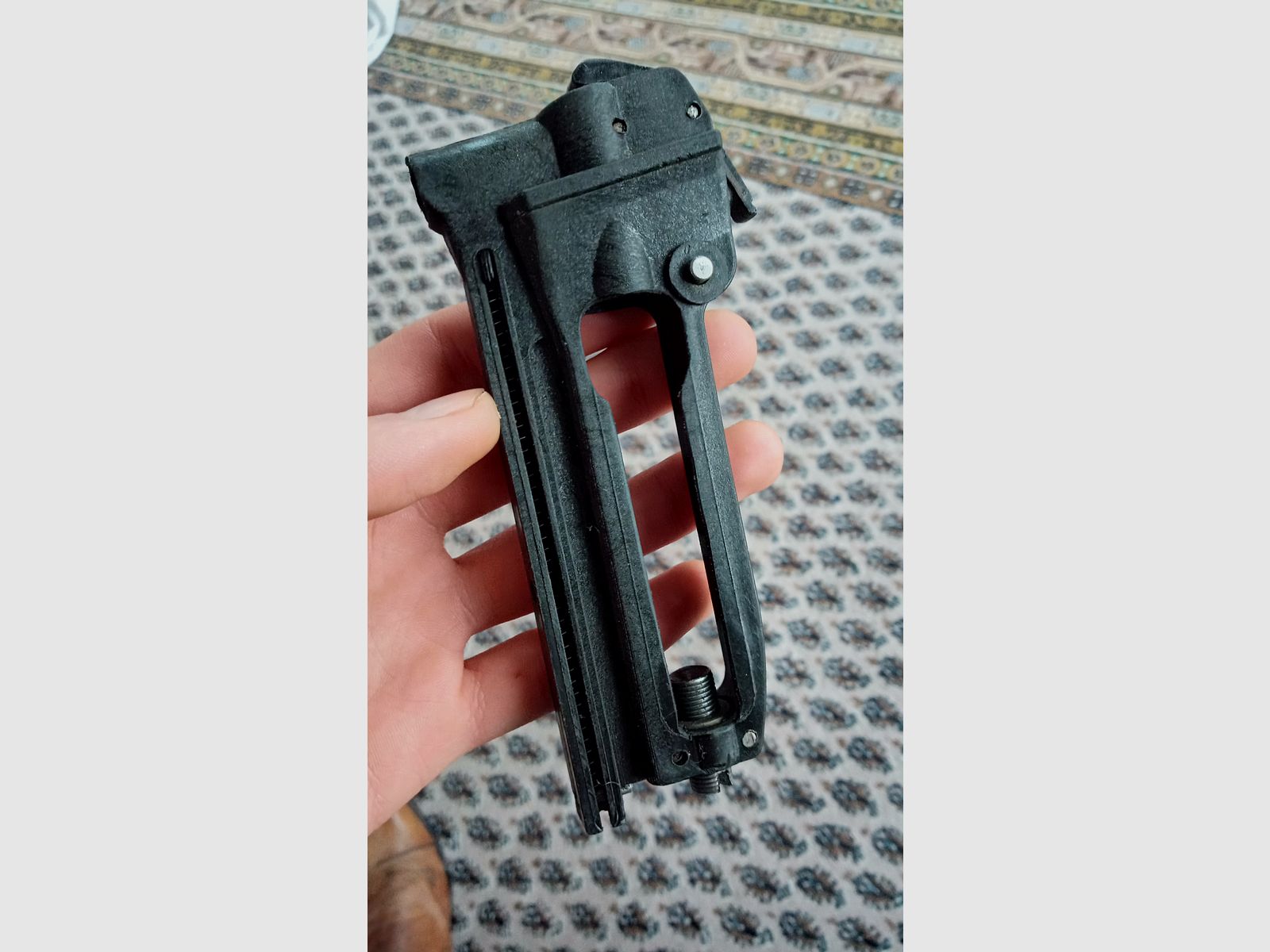 Vollstahl Co2 Yunker AKS-74u Deko von MWM Gillmann mit echten Teilen wahlweise mit Plum   // AKSU Krinkov / russ-guns-de / 4,5mm BB