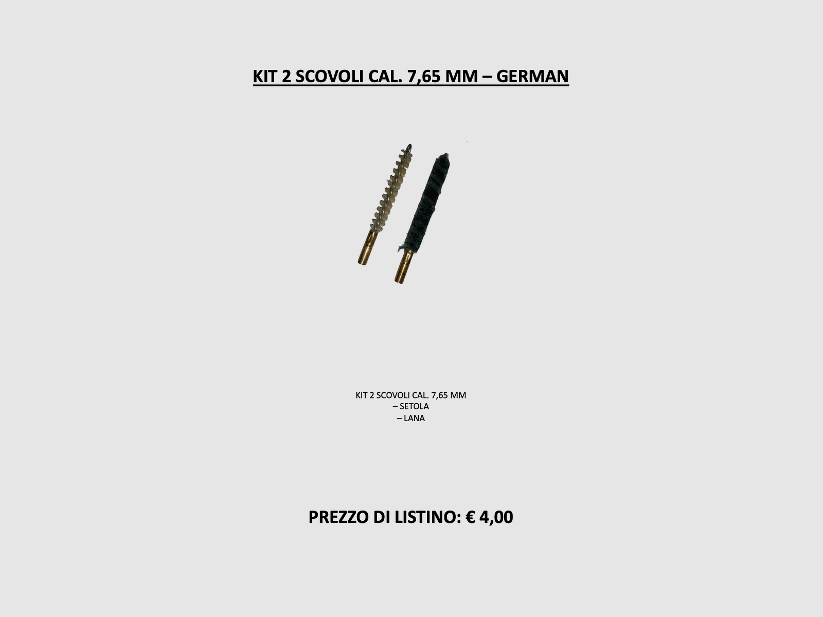 DUITS – SET VAN 2 BORSTELS KAL. 7,65, afbeelding 2 van 2