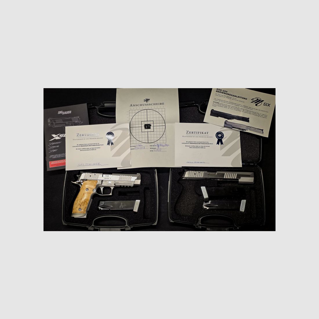 SIG Sauer P226 X-Five Sunburst Scandic .40 S&W + Mastershop M-Six Système d'échange 9x19 - Set - X-Six, image 6 sur 6
