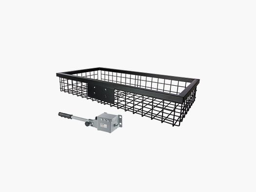 Support de hayon 1020x530x165 mm revêtu avec attelage rapide