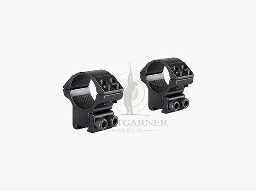 Hawke Match Mounts 9-11mm, 2pc vis double moyenne | 1 pouce