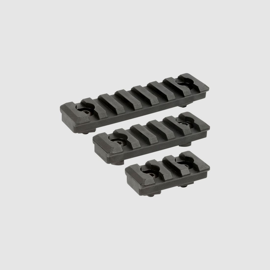 MIDWEST INDUSTRIES RAILS D'ACCESSOIRE MIDWEST INDUSTRIES SECTION DE RAIL POLYMÈRE M-LOK À 3 SLOTS, image 2 sur 2