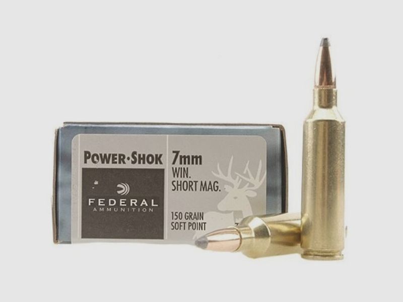 Federal Power-Shok 7mm WSM 150GR JSP 20 cartucce