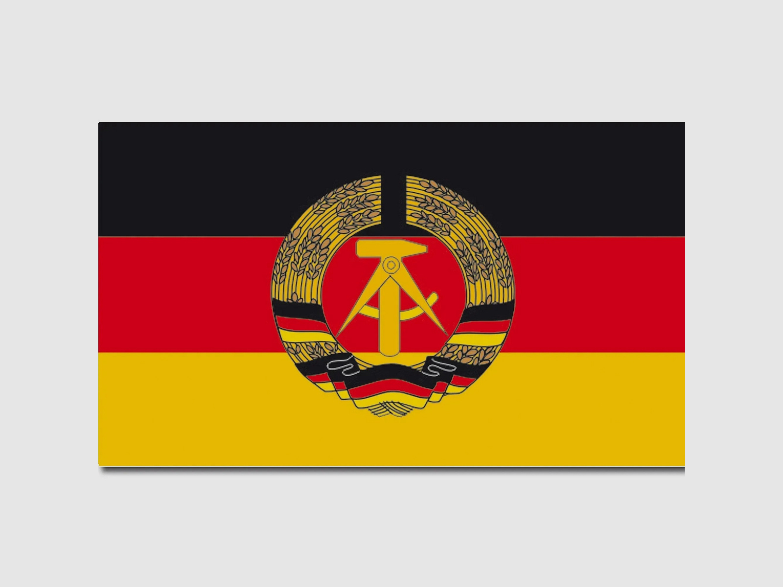 Diverse Flagge DDR