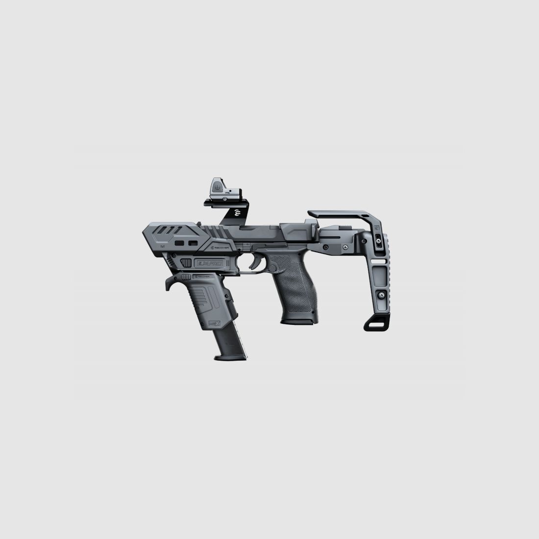 CARCASA RECOVER TACTICAL S-PRO MG Umbausatz GLOCK Schwarz, Bild 3 von 4