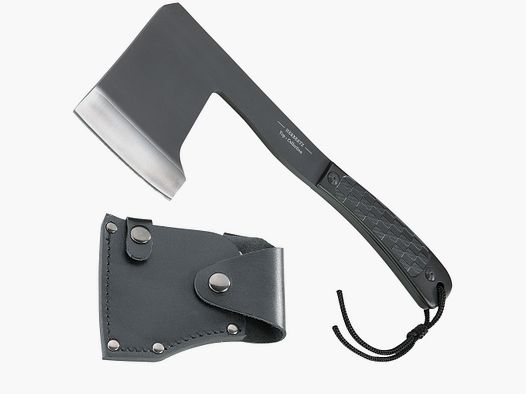 Top-Collection Beil,Rückensäge ,Riemenöse,Leder-Kopfscheide