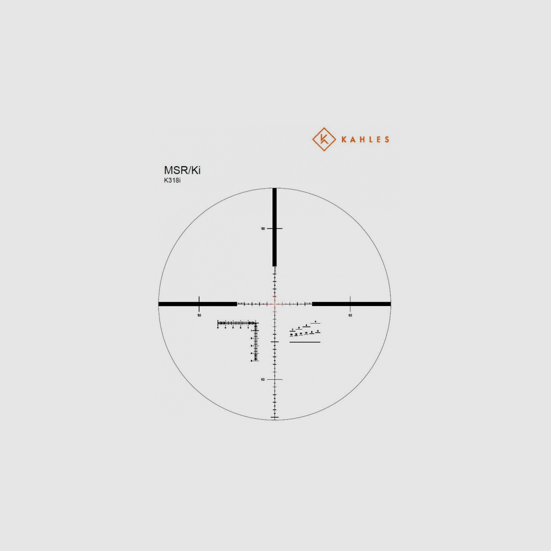 Kahles K318i 3,5-18x50i telescopio de mira