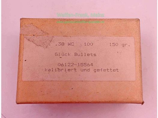Glück Bullets FFW-Geschosse .38(.357)