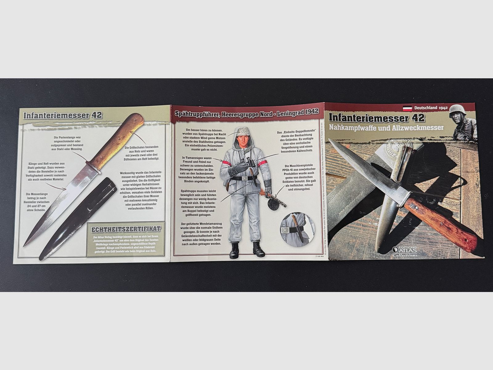 Wehrmacht infantry knife 42, trench dagger