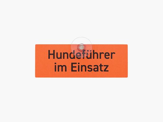 Wilde Hilde Autoschild Hundeführer