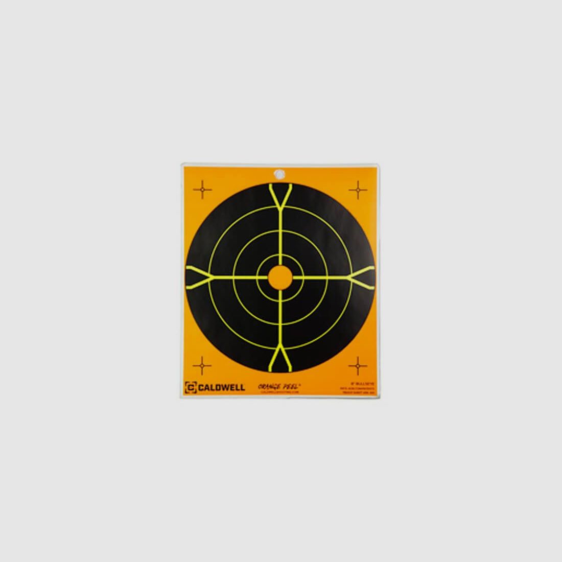 Packung mit 25 reaktiven Zielen Caldwell Peel Bullseye Ziel 20cm x 20cm