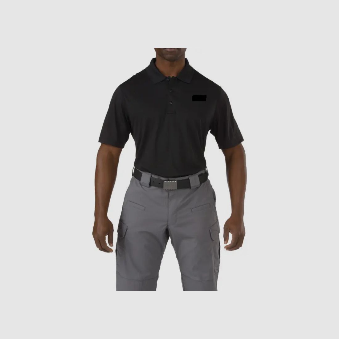 Corporate Pinnacle polo met korte mouwen (zwart), afbeelding 2 van 3