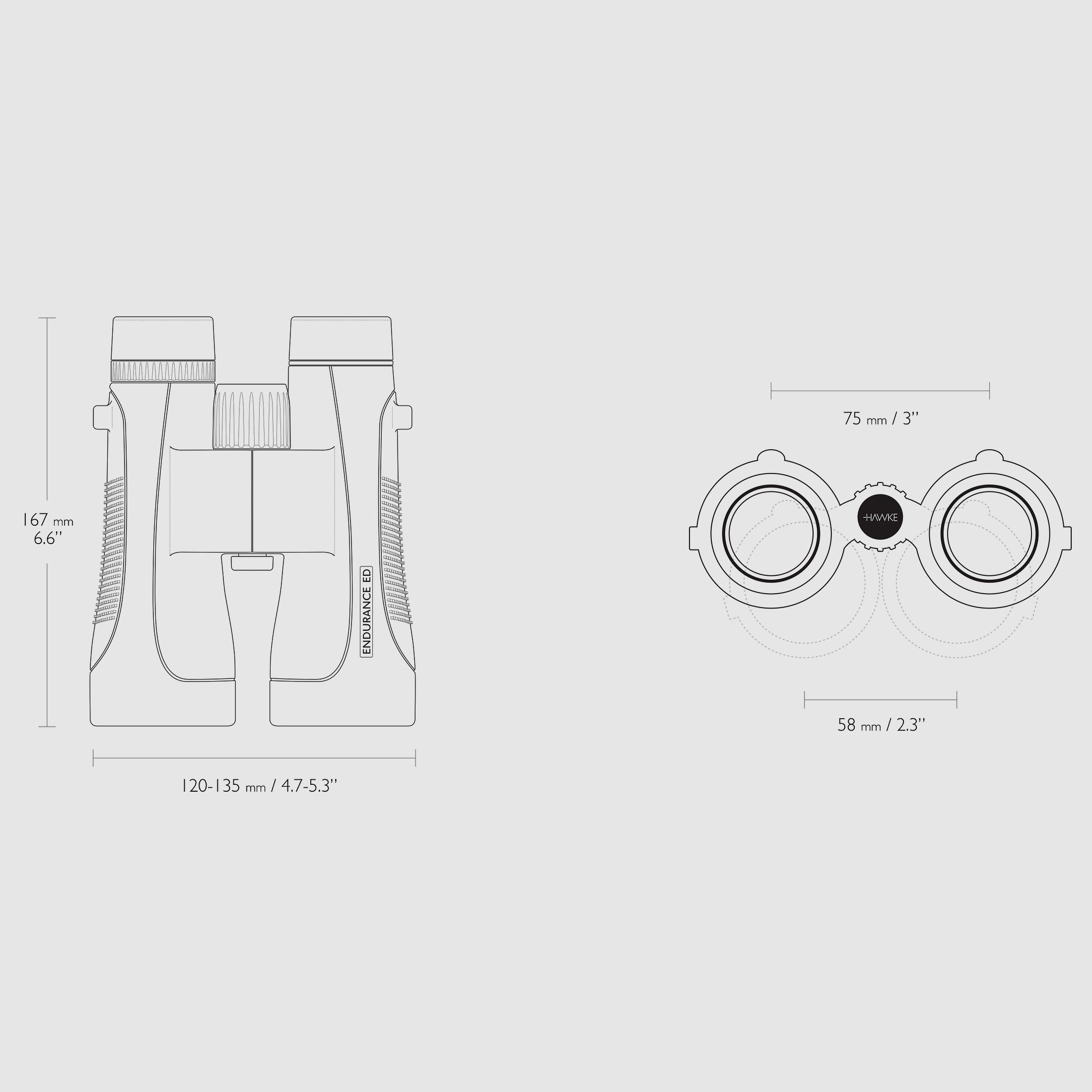 Hawke 36208 ENDURANCE ED 10x50 FERNGLAS SCHWARZ